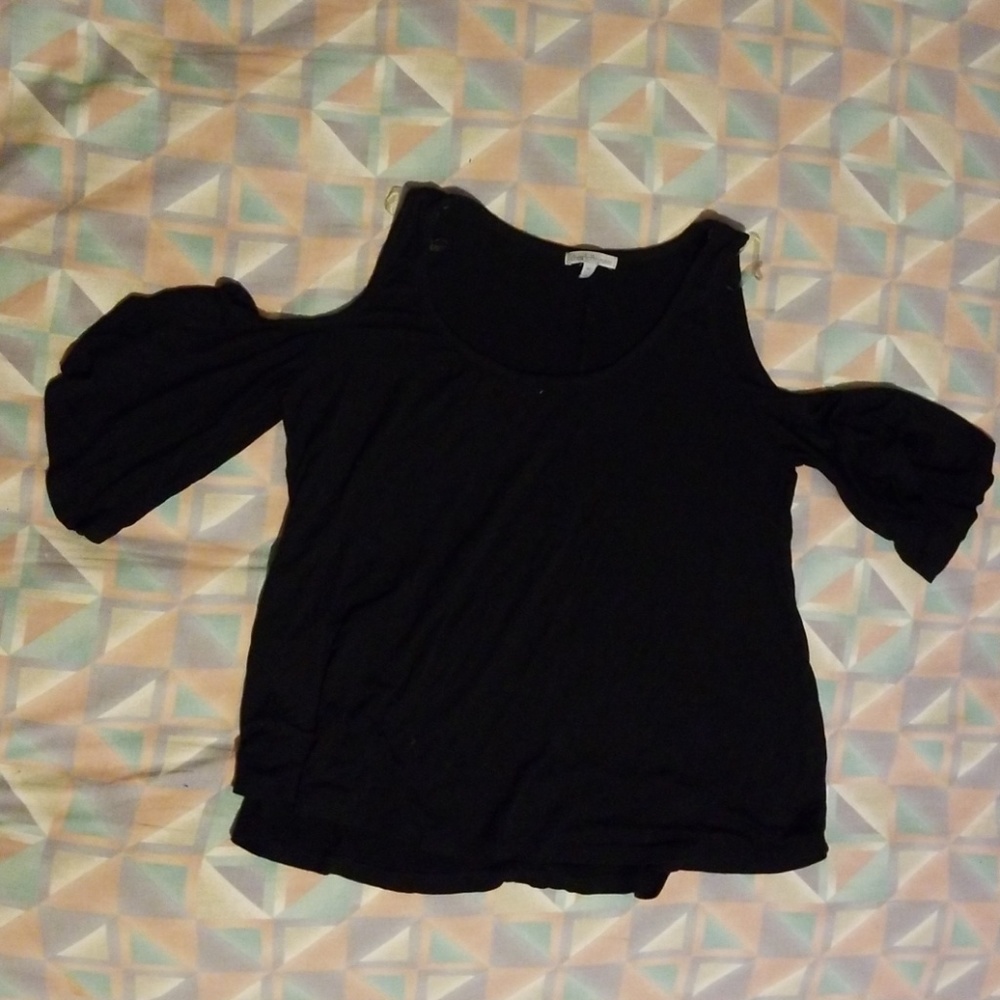 Black crop top